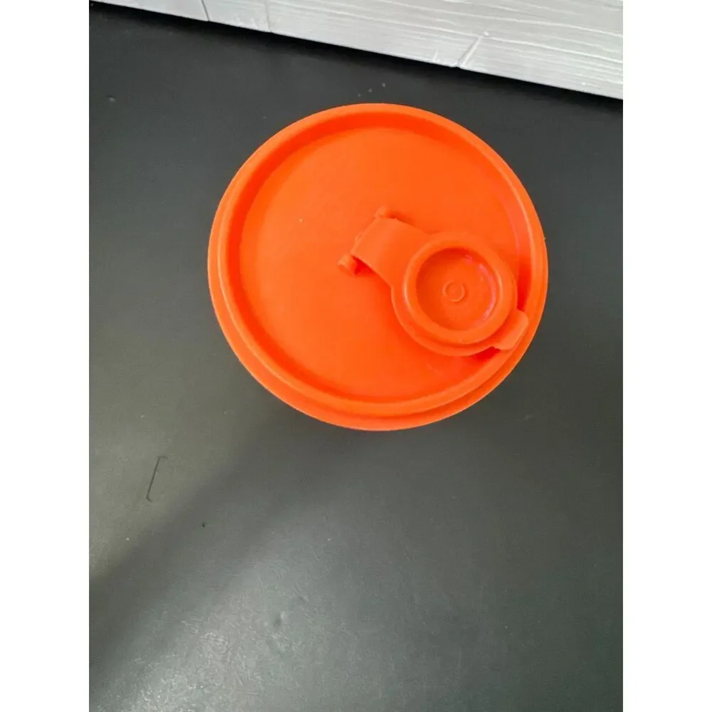 Lot Of 3 Small 1 Large Tupperwear Pitchers Orange and Sheer 321-5 & 262-9